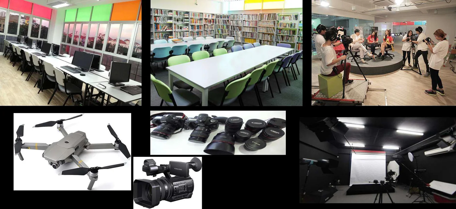 Cameras, camcorders and drone equipment available to Point College students